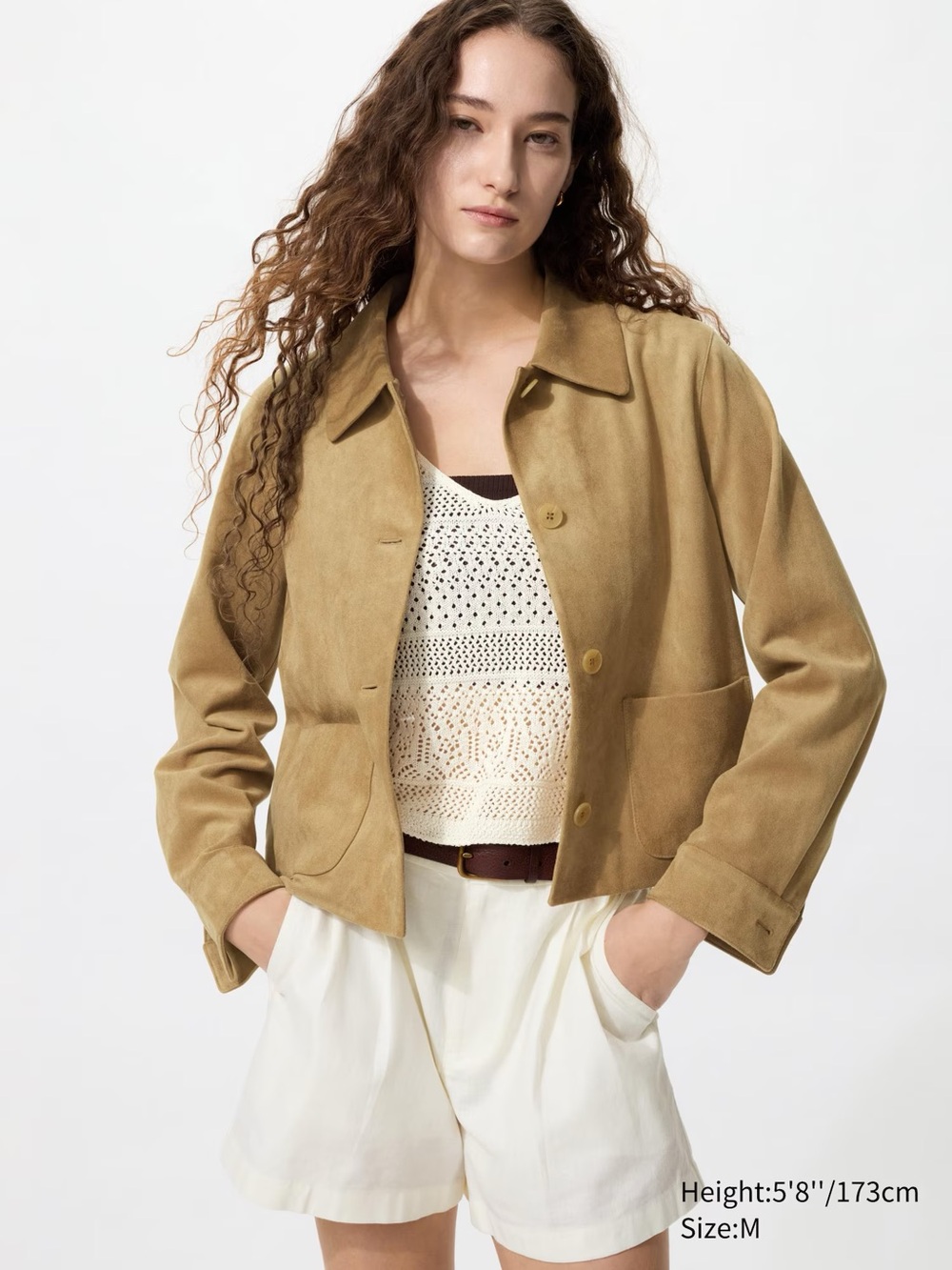 Soft Brushed Short Jacket Uniqlo
